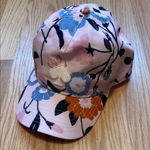 Kate Spade Floral Pink and Orange Hat